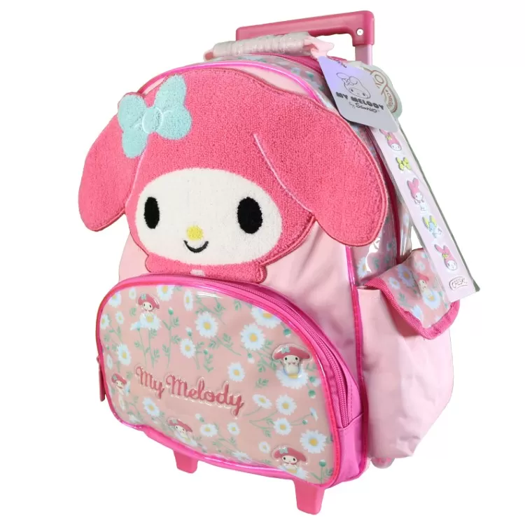 Mochila Escolar Cresko 2026 My Melody 16" con Carro Art.SR1601